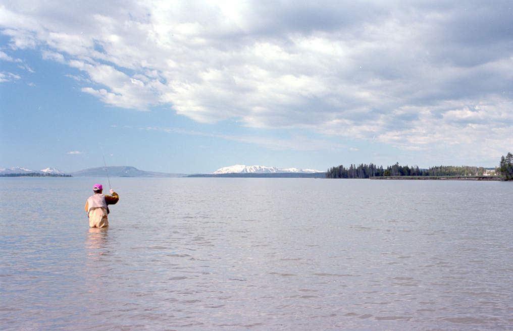 Yellowstone Lake Fishing   Yellowstone Lake, Yellowstone National Park