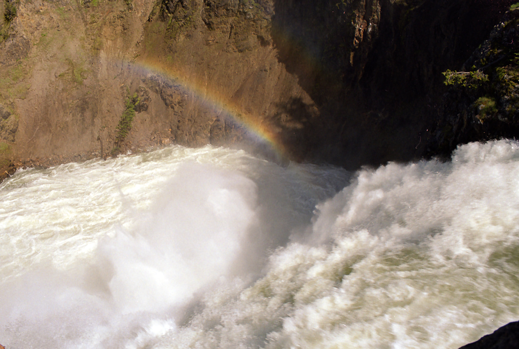    Brink of the Lower Falls, Yellowstone National Park