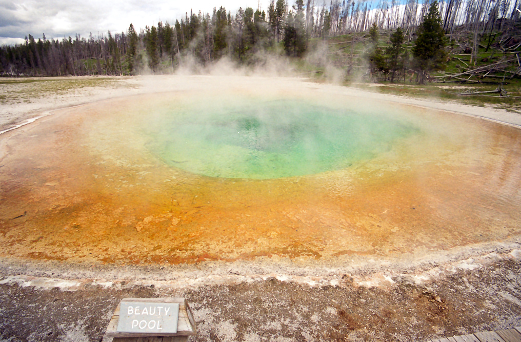 Beauty Pool   Upper Geyser Basin, Yellowstone National Park
