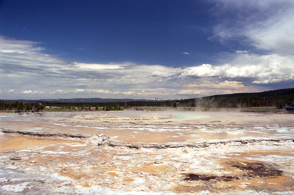 Great Fountain Geyser   Firehole Lake Drive, Yellowstone National Park