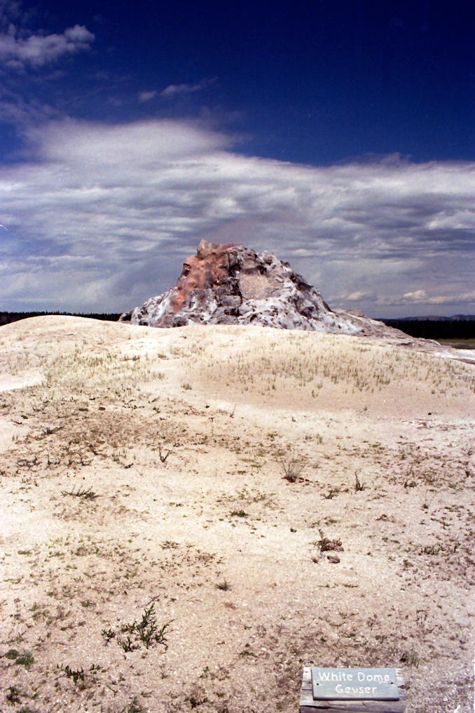 White Dome Geyser   Firehole Lake Drive, Yellowstone National Park