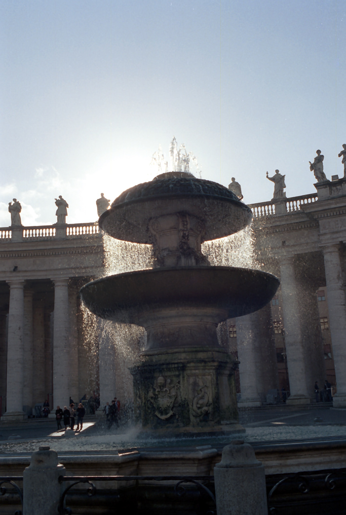    Fountains in St. Peter's Square