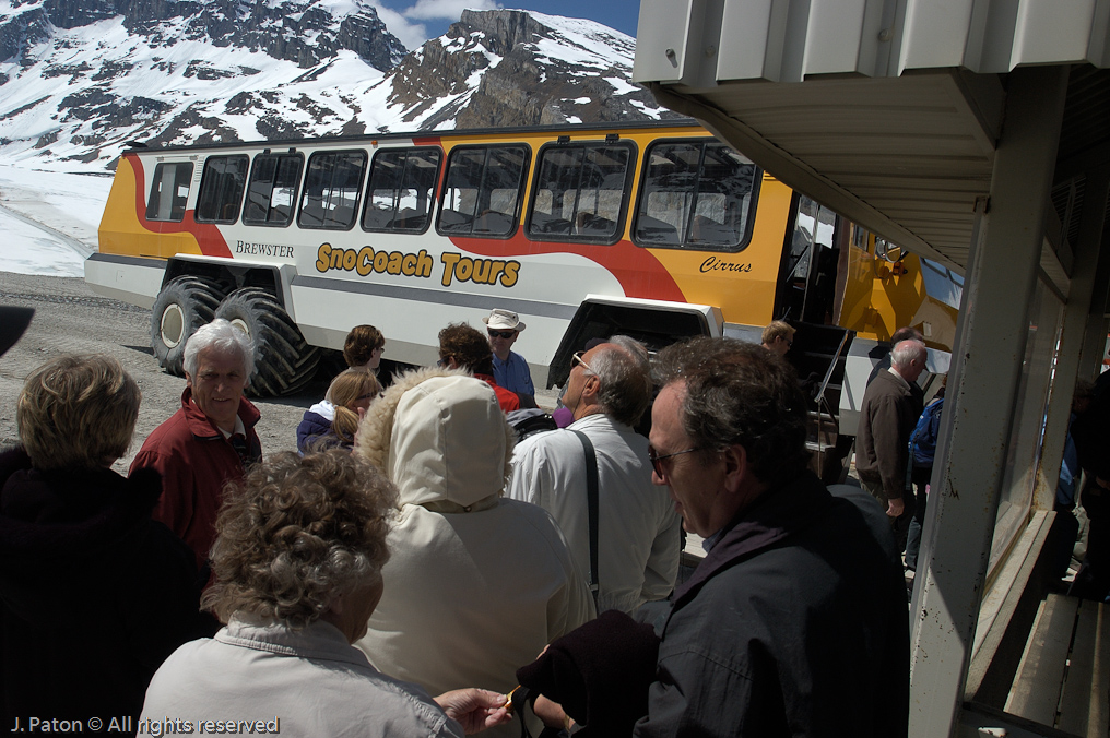 Snow Coach Ride   Columbia Icefield, Banff National Park, Alberta Canada