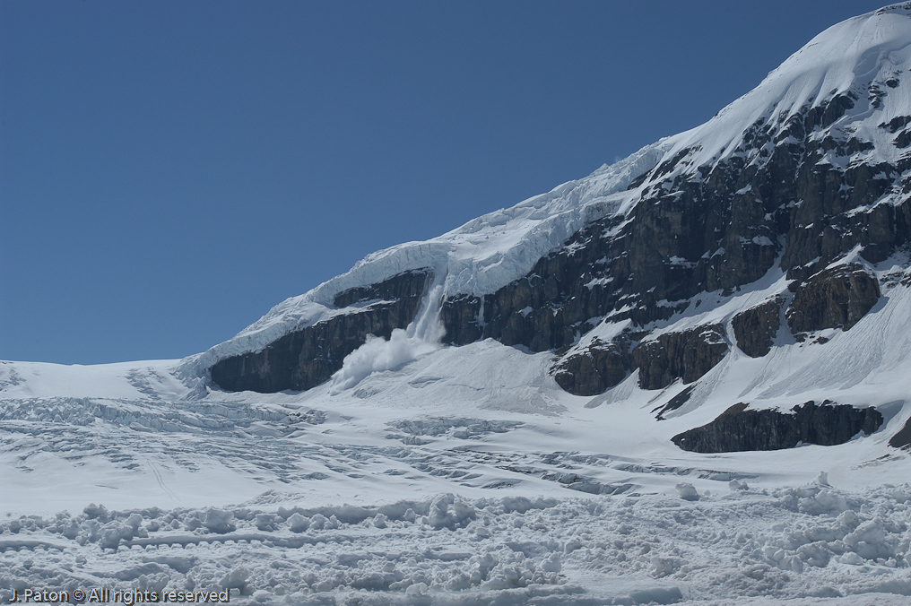 Avalanche   Columbia Icefield, Banff National Park, Alberta Canada