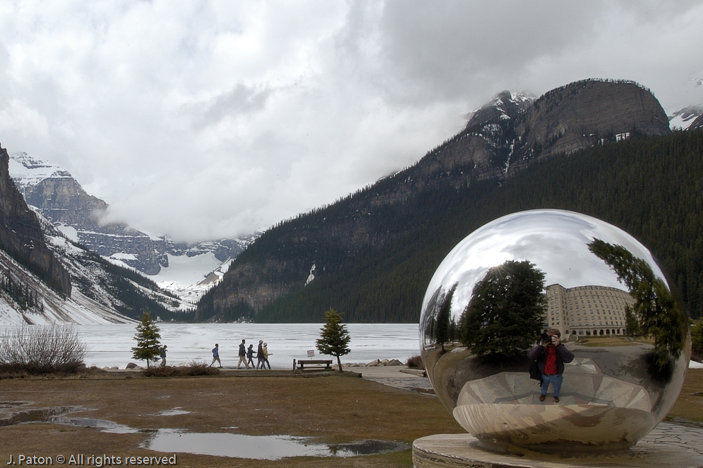 Lake Louise and Silver Sphere   Lake Louise, Banff National Park, Albert, Canada