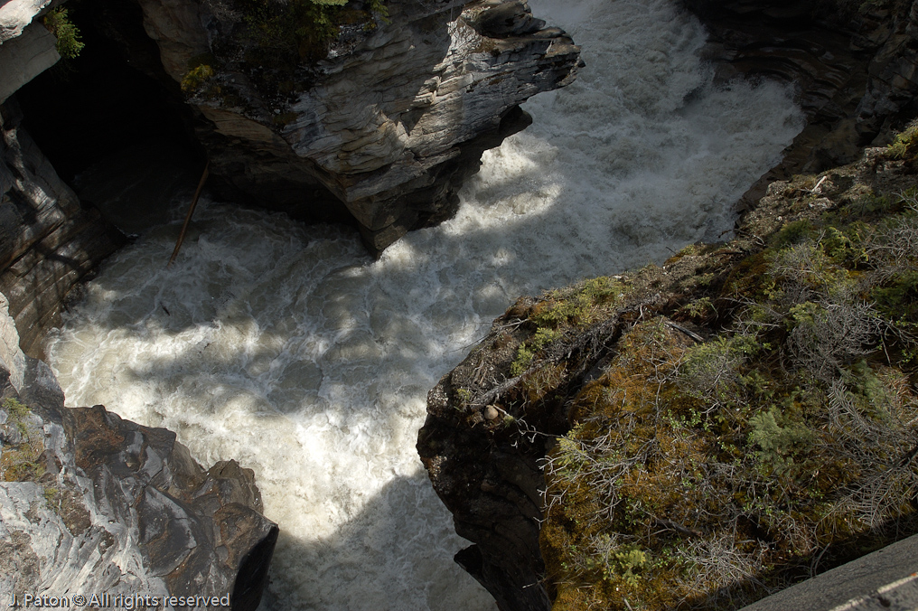 Under Athabasca Falls   Icefield Parkway, Jasper National Park, Alberta, Canada