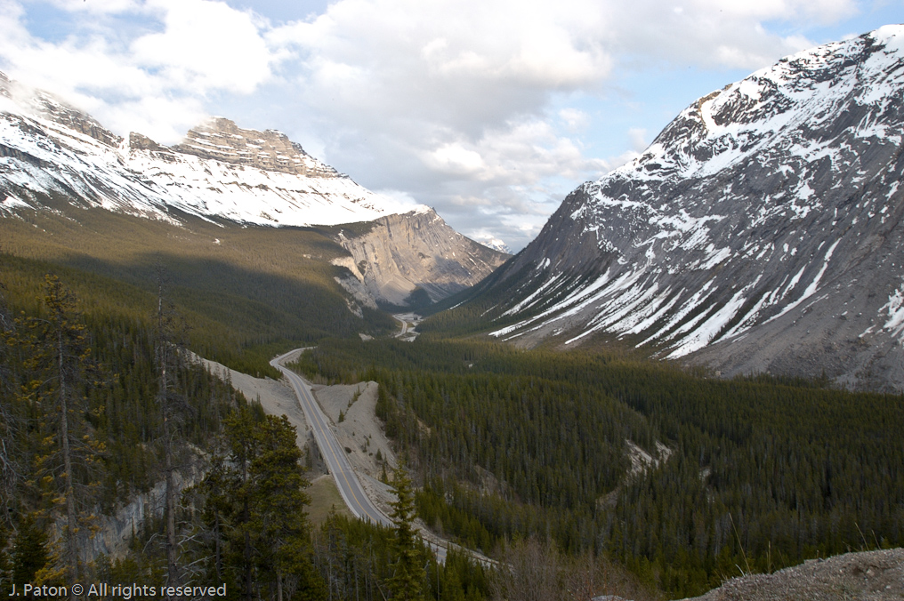 Icefield Parkway in the Afternoon on the way home   Icefield Parkway, Jasper National Park, Alberta, Canada