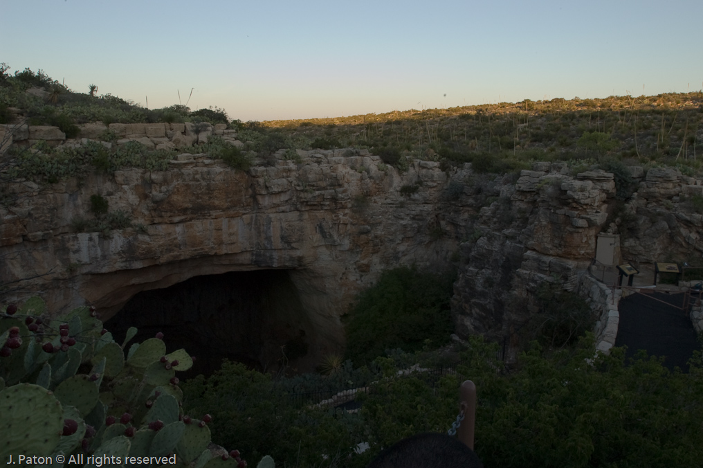 Waiting for the Bats   Carlsbad Caverns National Park, New Mexico