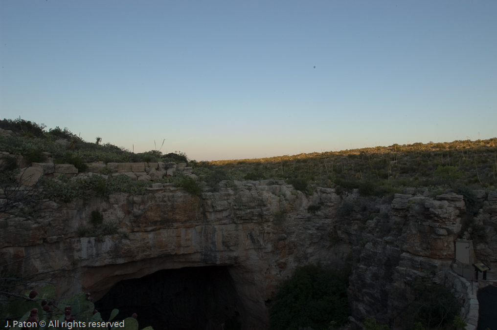 Waiting for the Bats   Carlsbad Caverns National Park, New Mexico