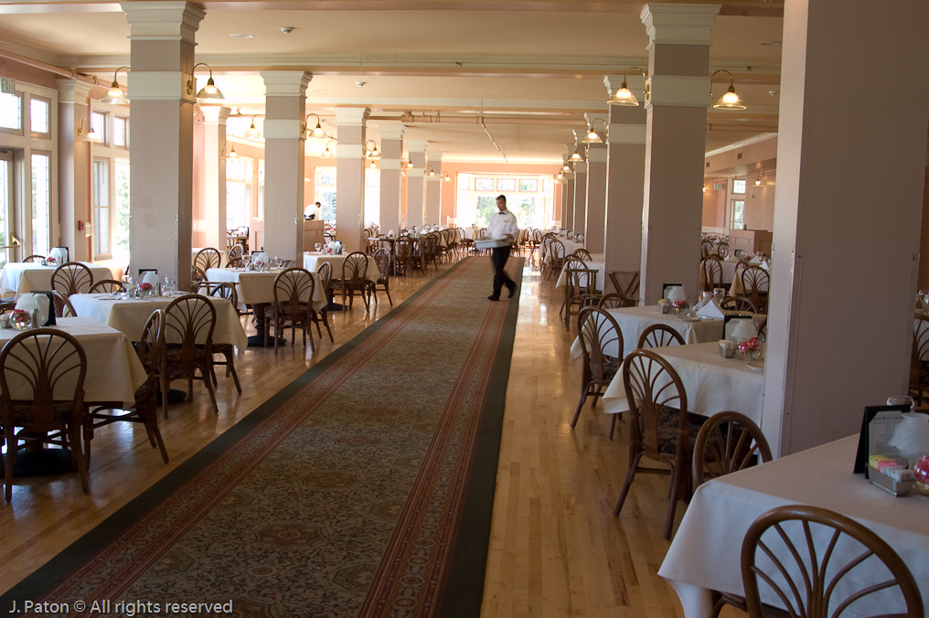 Lake Hotel Dining Room   Yellowstone National Park, Wyoming