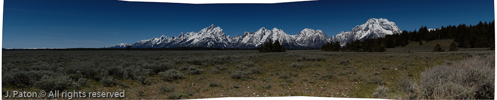 Teton Mountain Range   Grand Tetons National Park, Wyoming