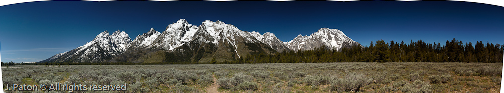 Teton Mountain Range   Grand Tetons National Park, Wyoming