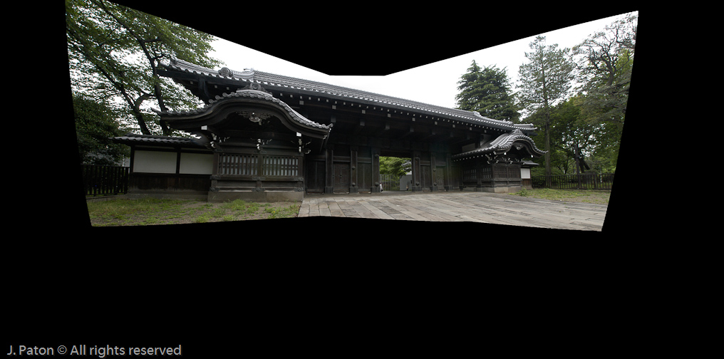 Black Gate (Kokumon)   Ueno Park, Tokyo, Japan