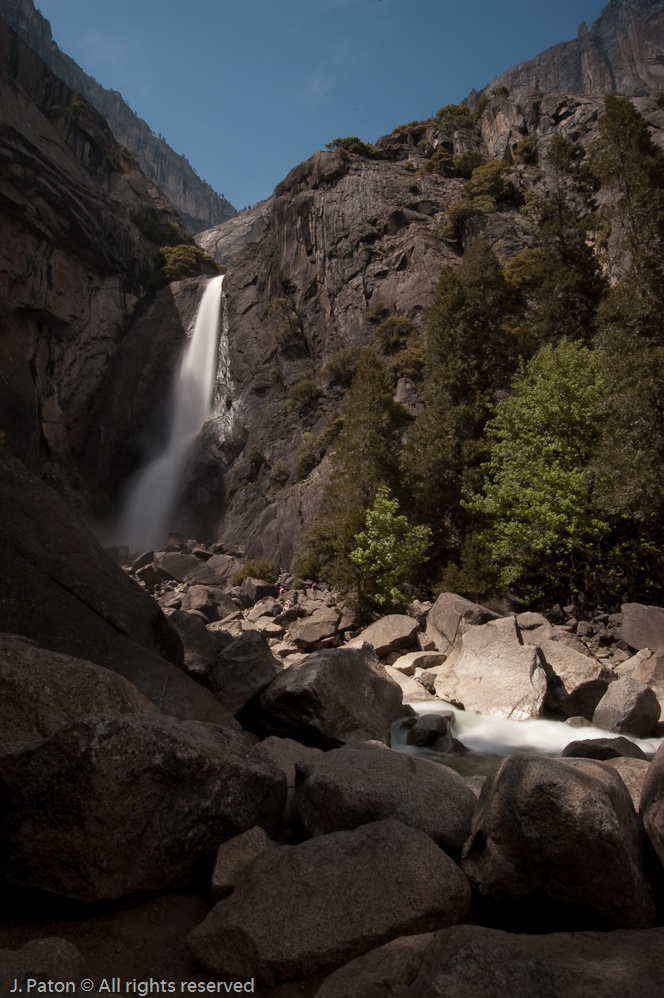 Yosemite Falls Daytime Long Exposure   Yosemite National Park, California