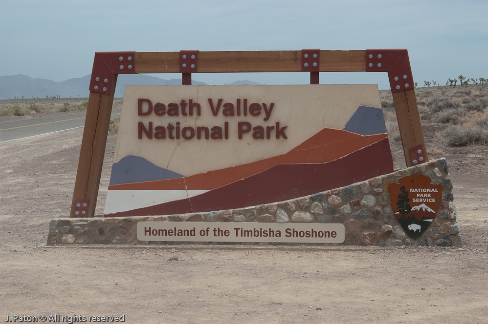 Passing Through Death Valley to Las Vegas   Death Valley, California