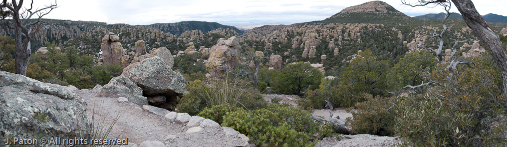 Massai Point Panoramic   Chiricahua National Monument, Arizona