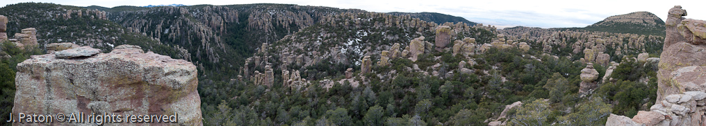Massai Point Panoramic   Chiricahua National Monument, Arizona