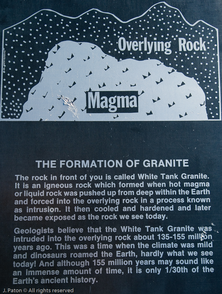 Another Sign   Arch Rock Trail, Joshua Tree National Park, California