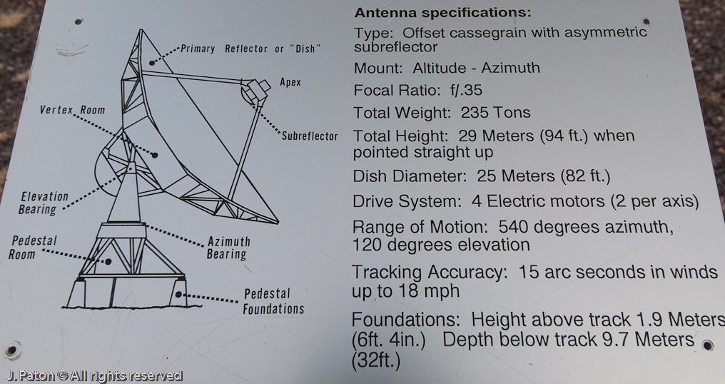 Specs   Very Large Array, National Radio Astronomy Observatory, New Mexico