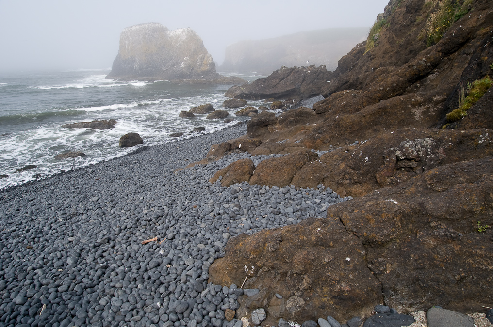 Strange Rocky Shoreline at Yaquina Head   Yaquina Head