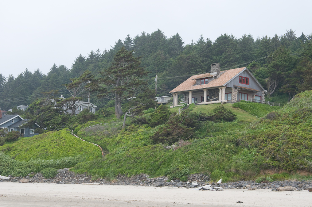 Buildings Along Beach   Cannon Beach, Oregon