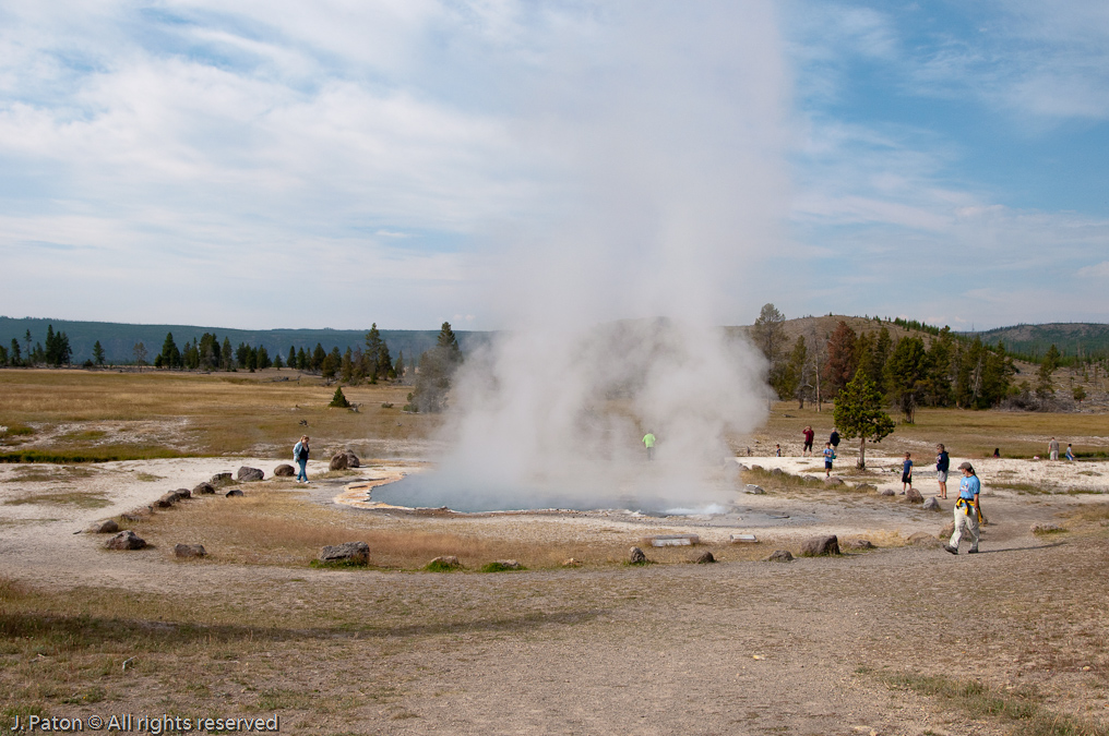 Ojo Caliente Spring   Fountain Freight Road Trail, Yellowstone National Park, Wyoming