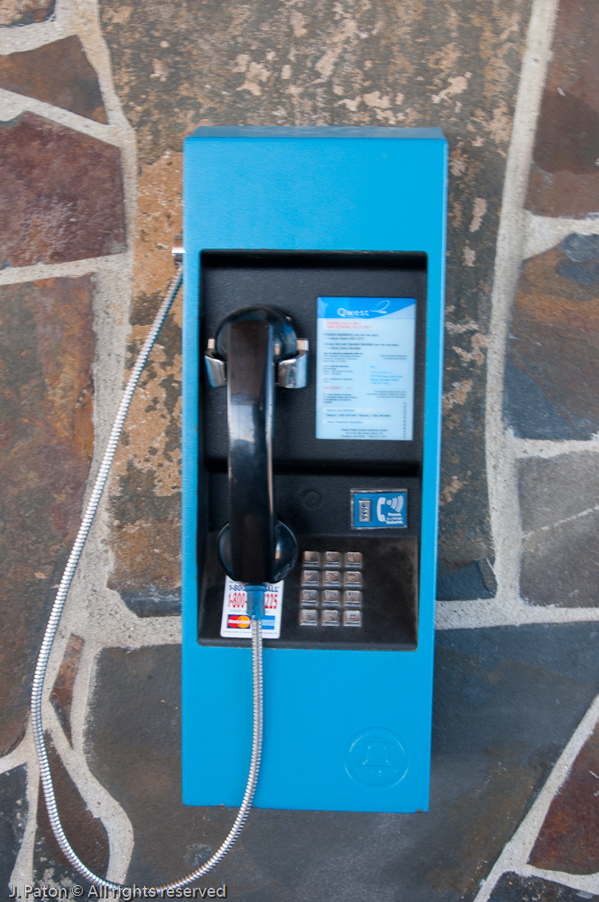 Pay Phone and it Works!   Mount Washburn, Yellowstone National Park, Wyoming