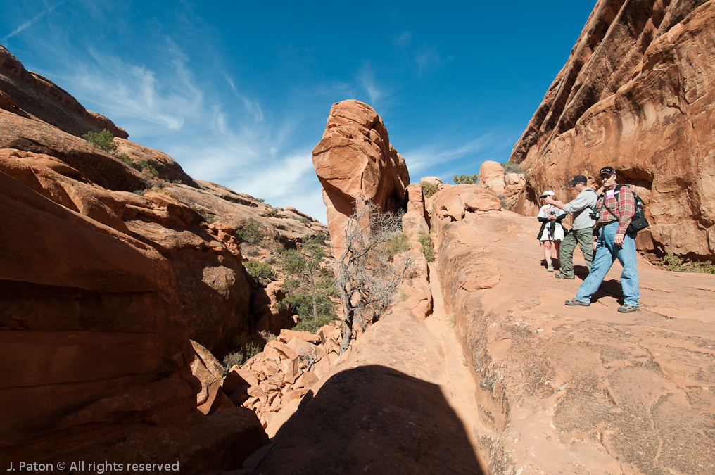 Collapsed Wall Arch   Devils Garden Trail, Arches National Park, Utah
