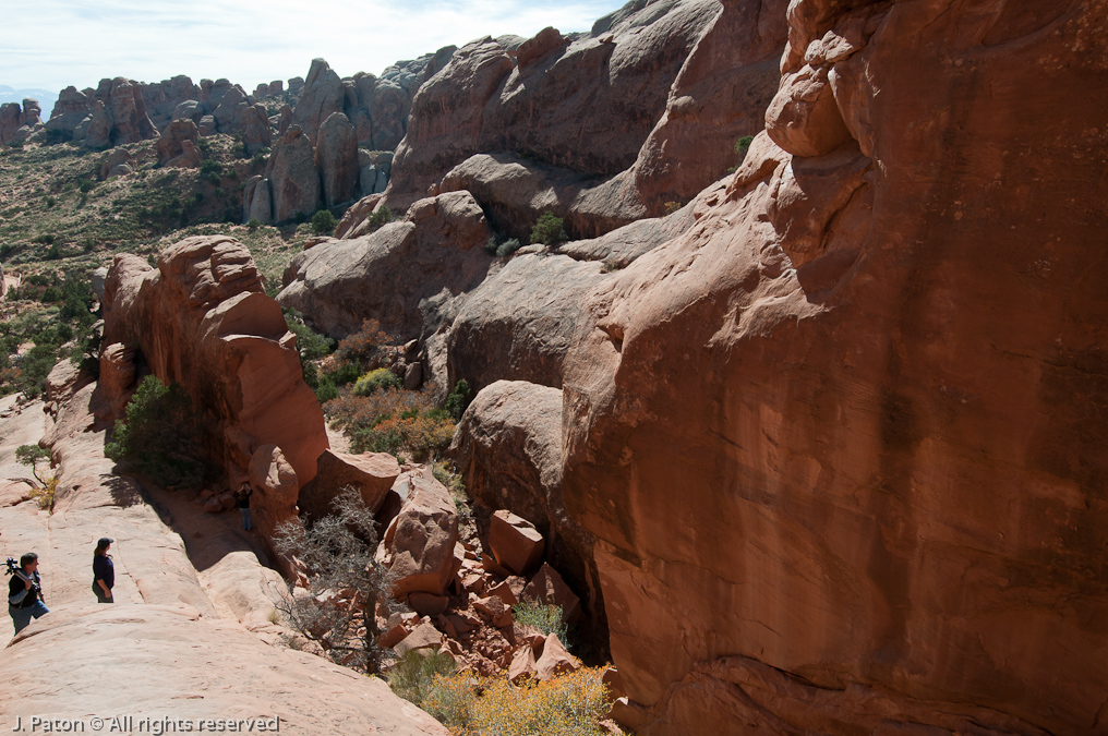 Collapsed Wall Arch   Devils Garden Trail, Arches National Park, Utah