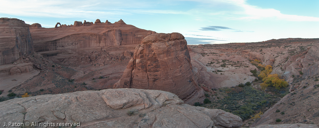 Delicate Arch from the far Viewpoint   Arches National Park, Utah