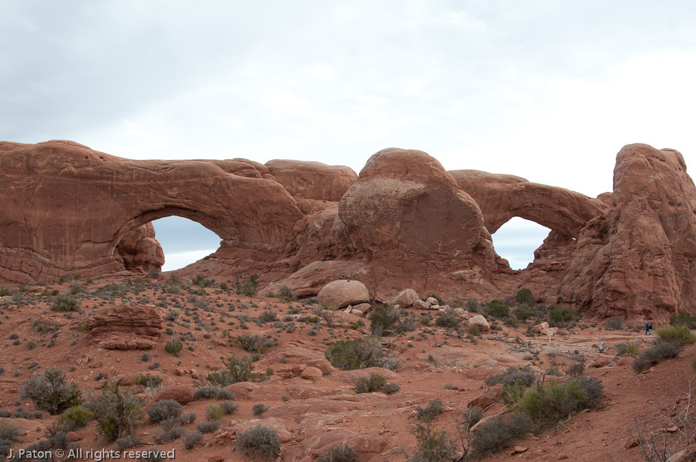 North and South Windows   Arches National Park, Utah