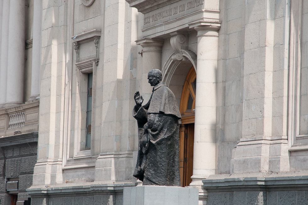 From Santiago's Metropolitan Cathedral   Plaza de Armas, Santiago, Chile