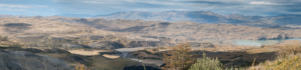 A view from the trail   Torres del Paine National Park, Chile