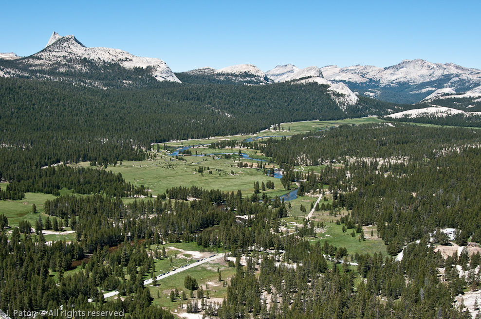 Tuolumne Meadows from Lembert Dome   Lembert Dome, Yosemite National Park, California