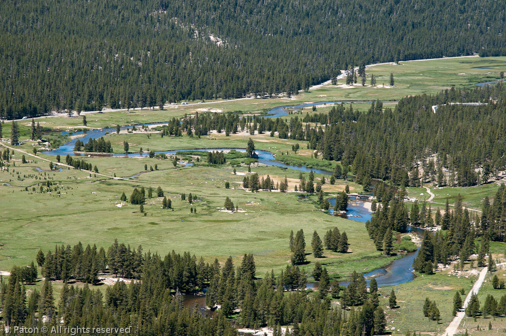 Tuolumne Meadows from Lembert Dome   Lembert Dome, Yosemite National Park, California
