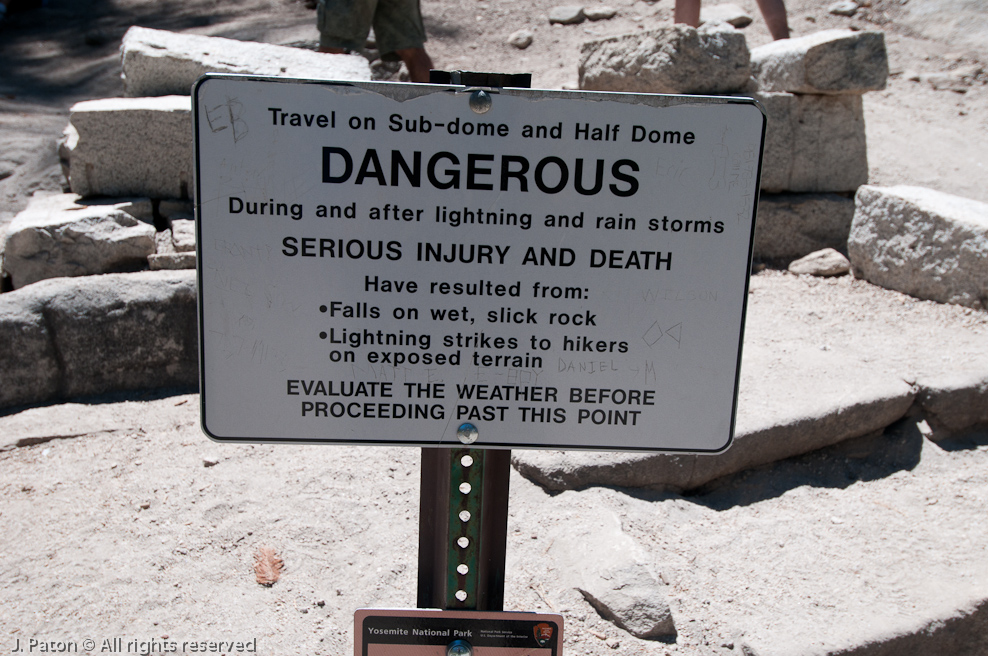 Final Sign   Yosemite National Park, California