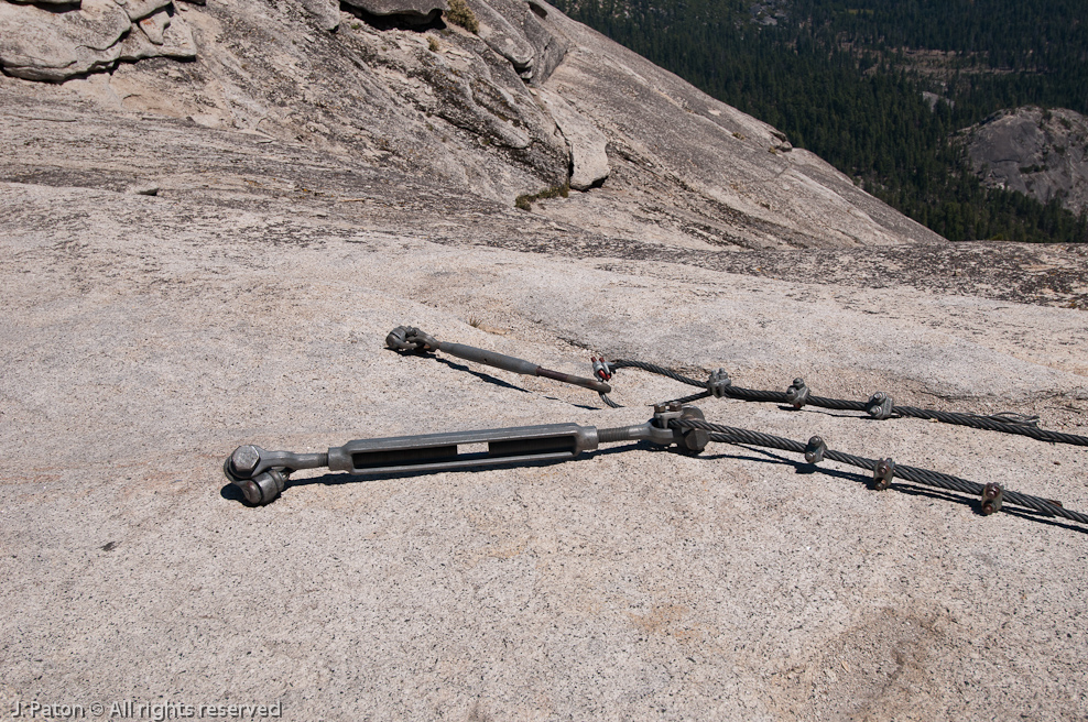 Cable Anchor   Half Dome, Yosemite National Park, California