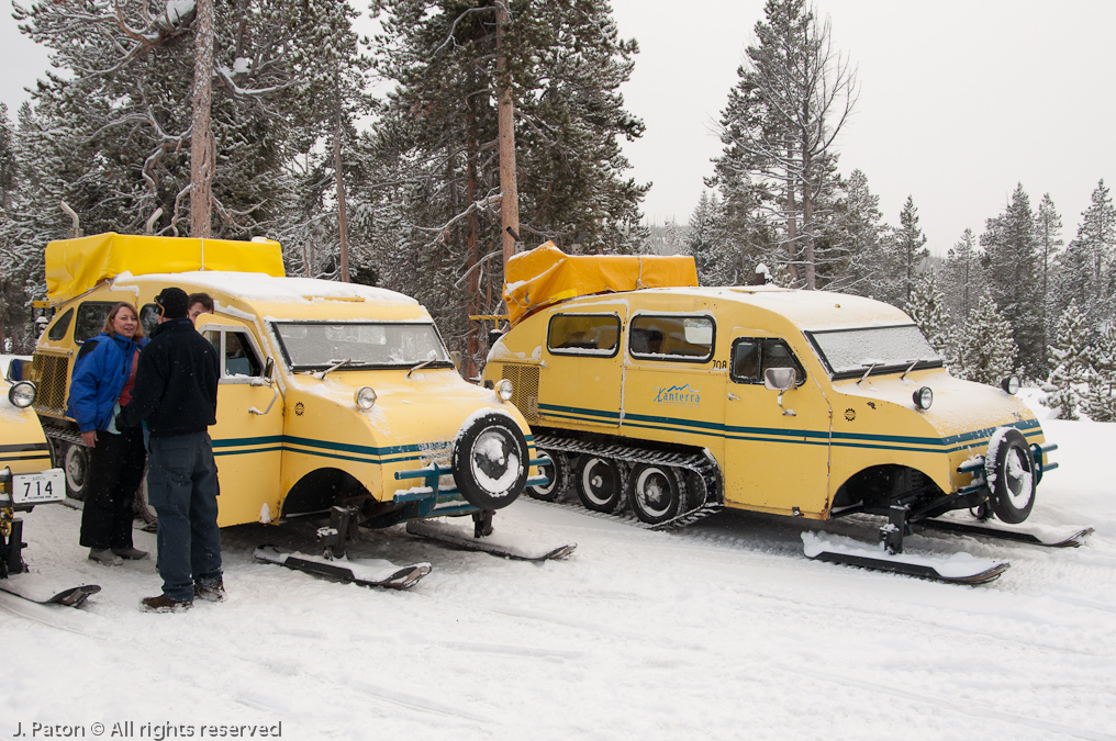 Bombardier Transportation   Snow Lodge, Upper Geyser Basin, Yellowstone National Park, Wyoming
