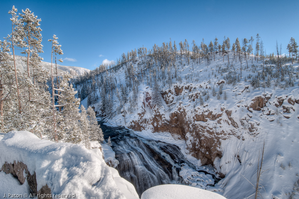 Gibbon Falls HDR   Yellowstone National Park, Wyoming